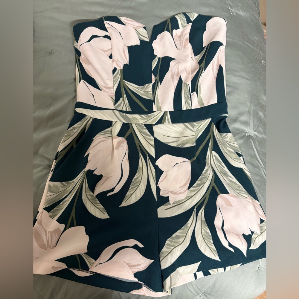 Formal floral romper